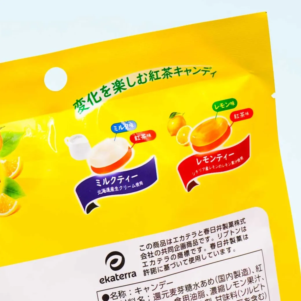 Kasugai x Lipton Tea Candy - Milk Tea & Lemon Tea