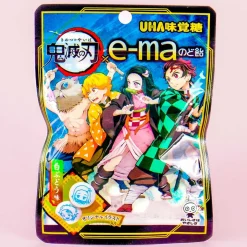 Kimetsu No Yaiba e-ma Throat Candy - White Grape