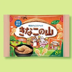 Kinoko no Yama Chocolate Biscuits - Kinako