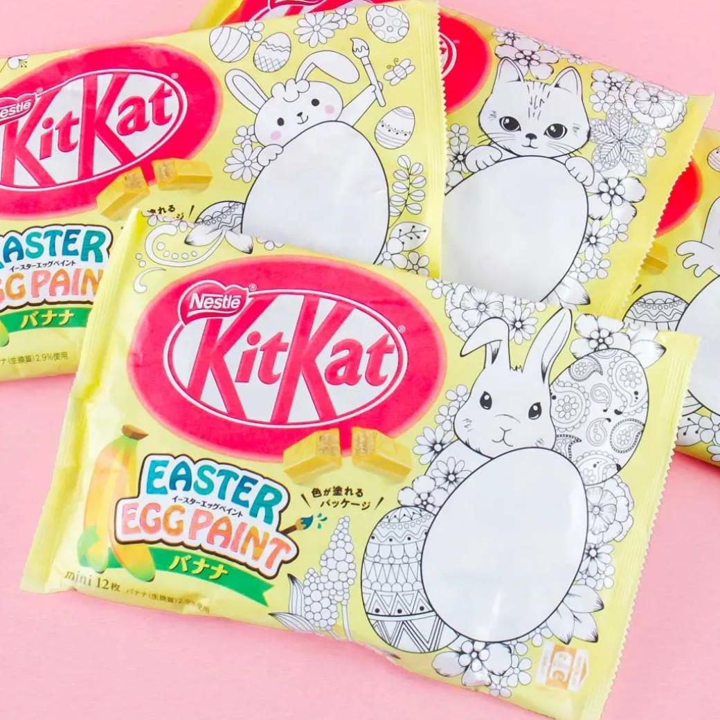 Kit Kat Easter Egg Paint Chocolates - Banana