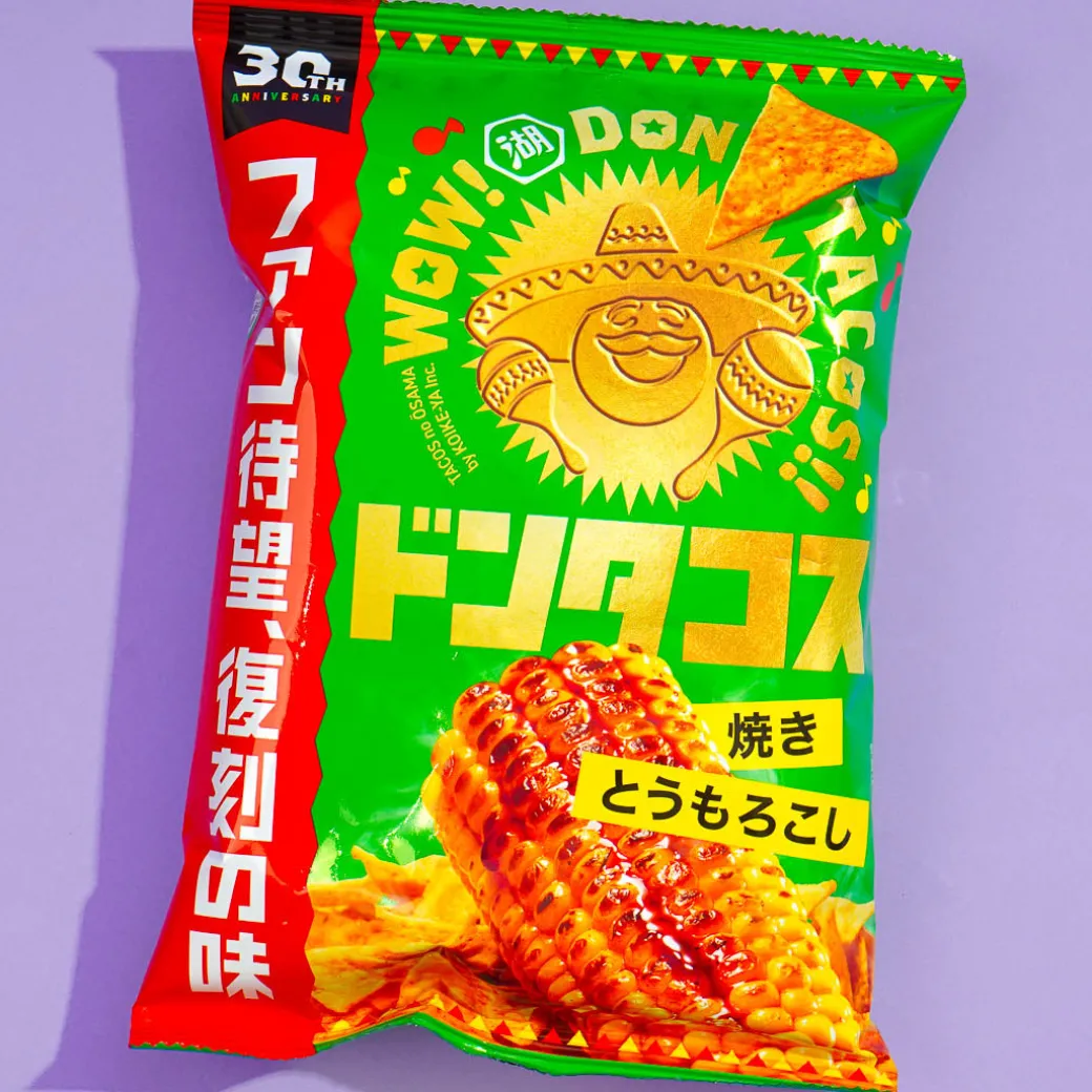 Koikeya Don Tacos Tortilla Chips - Grilled Corn
