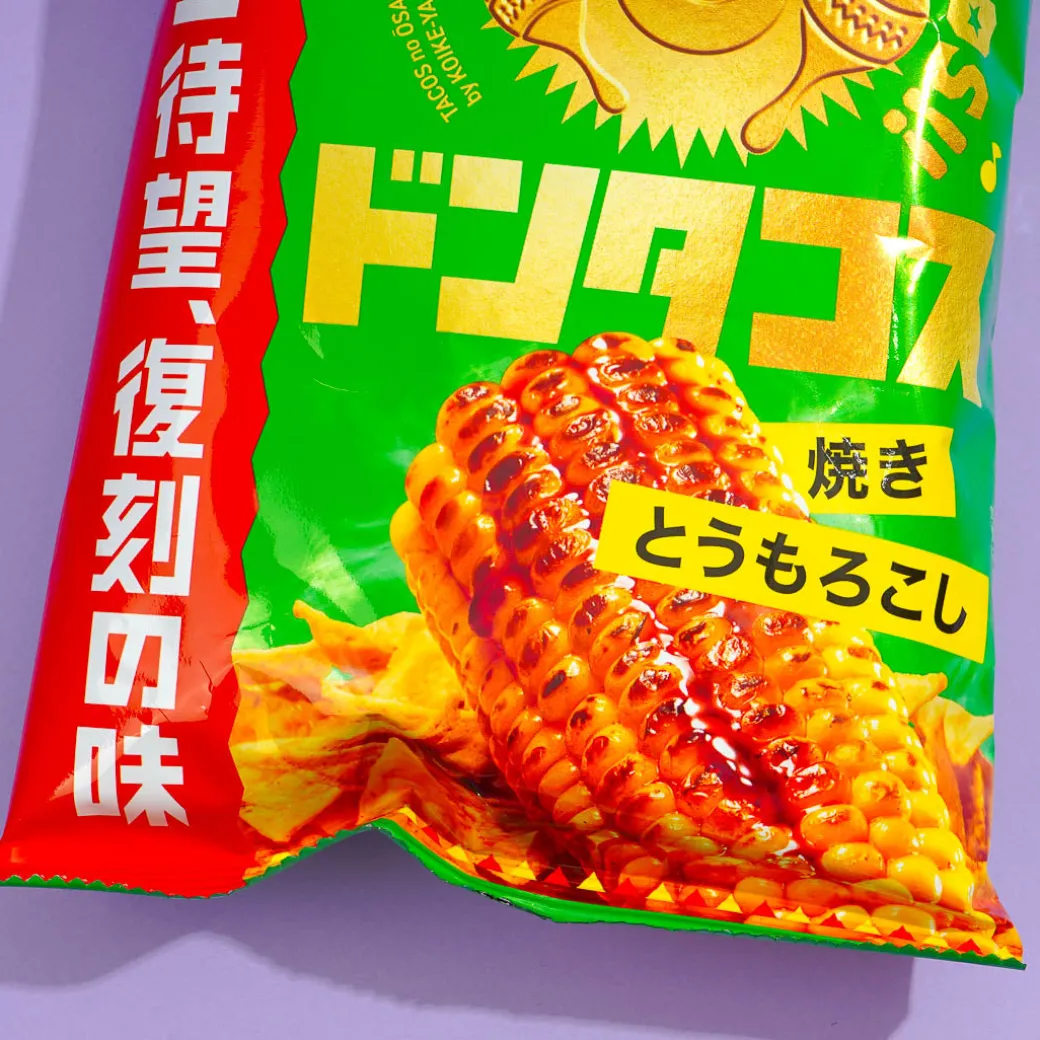 Koikeya Don Tacos Tortilla Chips - Grilled Corn