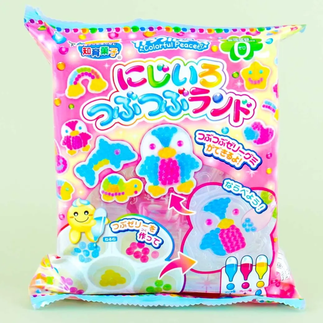 Kracie Colorful Peace Rainbow Tsubu Tsubu Land Candy Kit