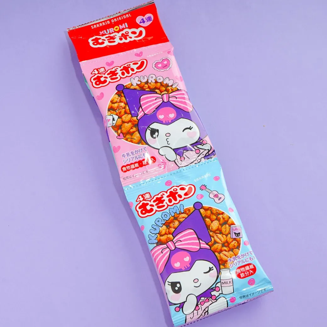 Kuromi Puffed Wheat Grain Snacks - Barley Grass & Coffee