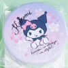 Kuromi Sakura Round Tin Case With Candy