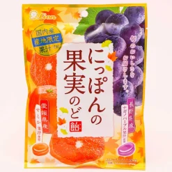 Lion Japanese Fruits Throat Lozenges - Setoka & Nagano Purple Grapes