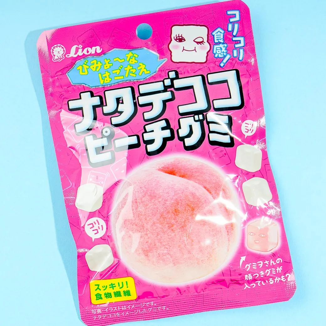 Lion Nata De Coco Gummies - Peach