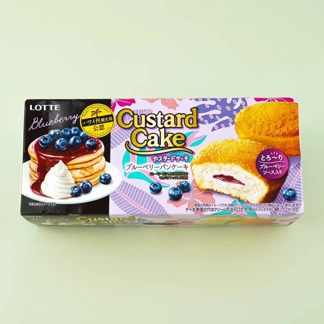 Lotte Custard Cake - Blueberry Pancake