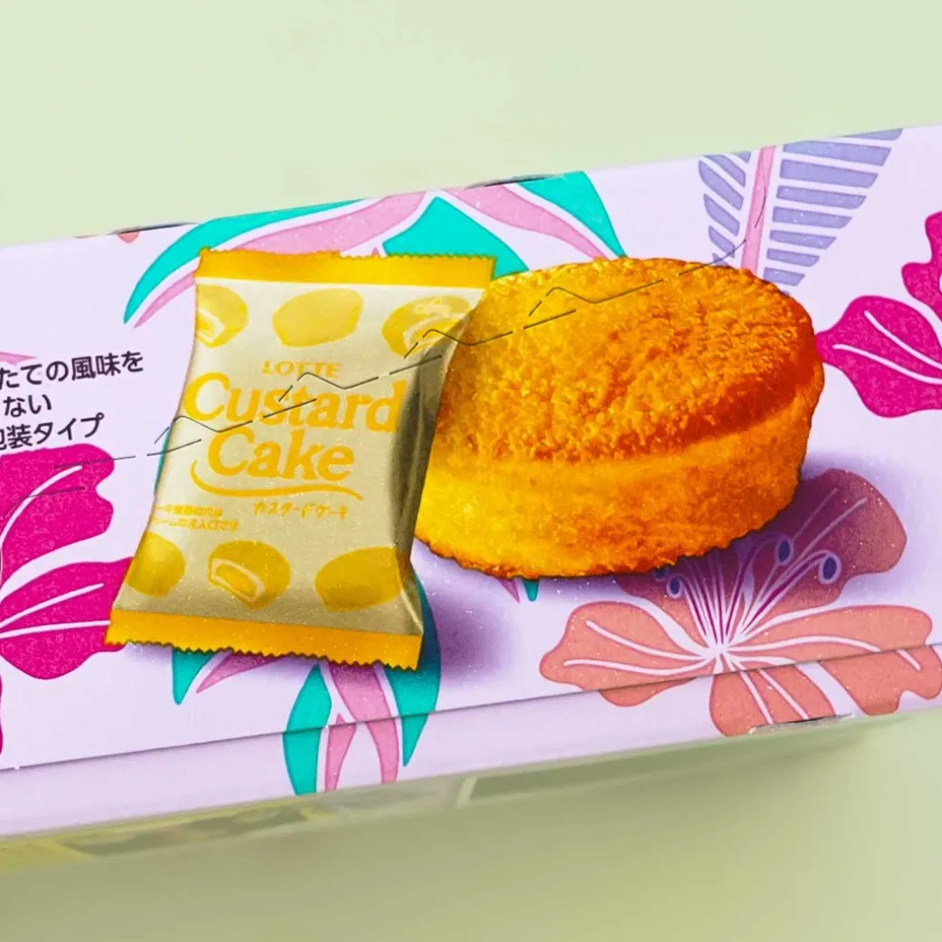 Lotte Custard Cake - Blueberry Pancake