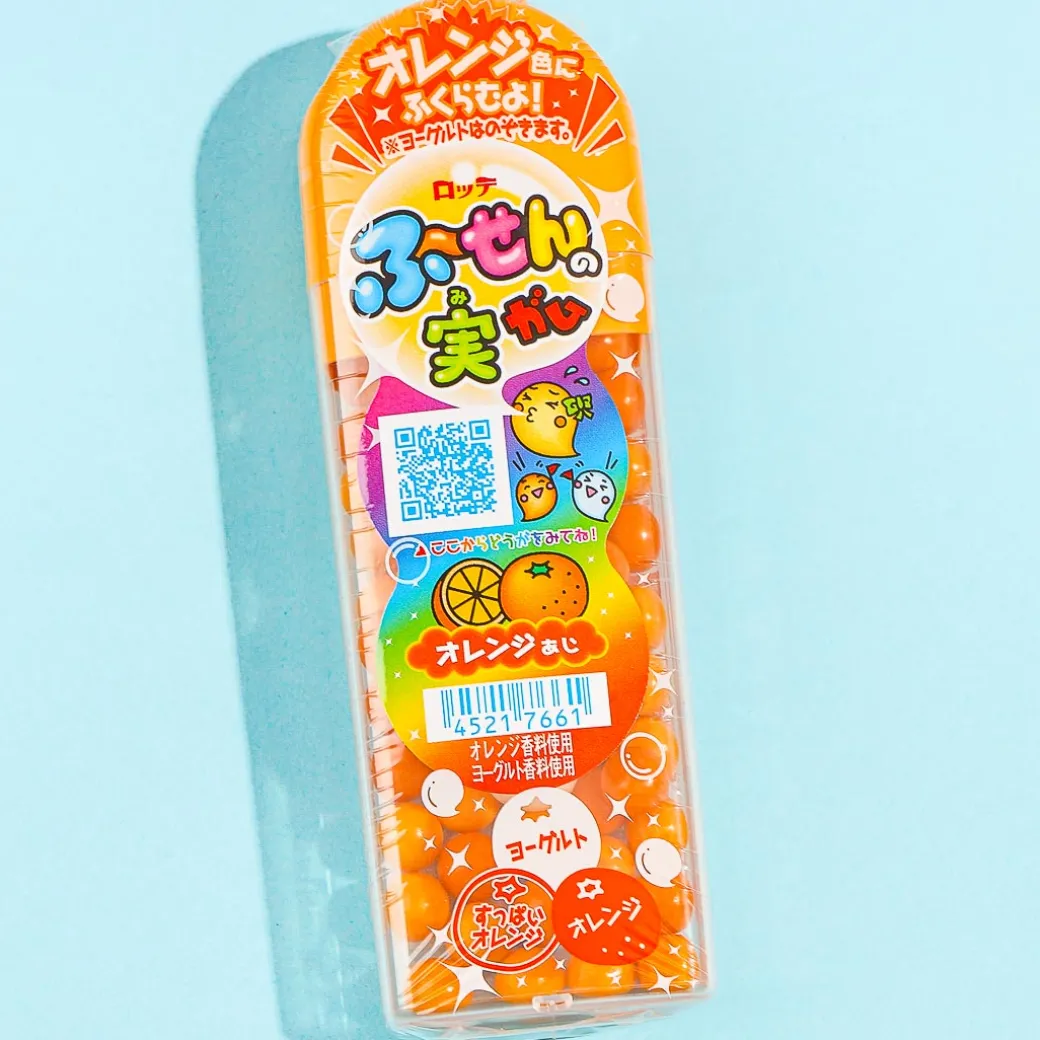 Lotte Fusen No Mi Orange Bubble Gum