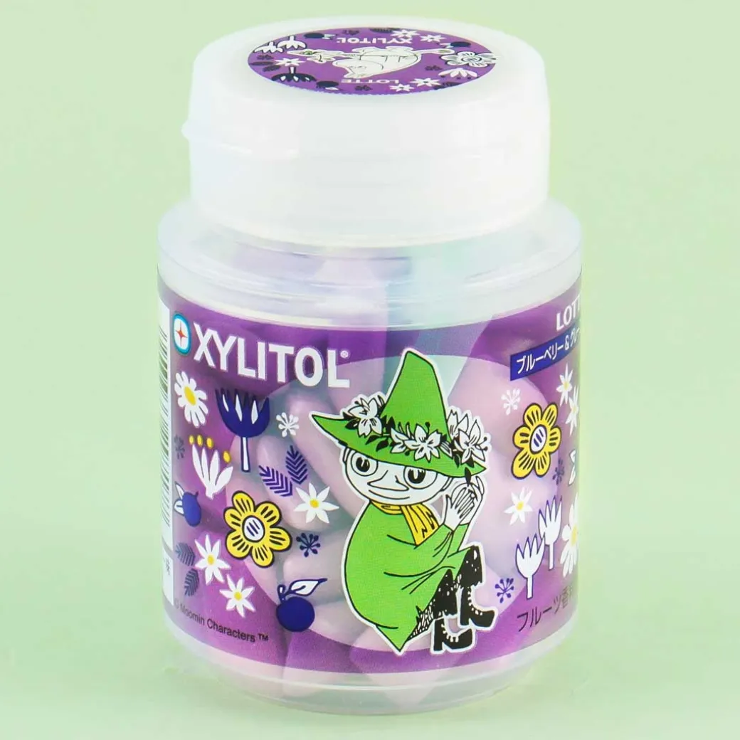 Lotte Moomin Xylitol Blueberry & Grape Gum