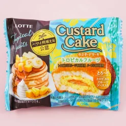 Lotte Premium Custard Cake - Tropical Fruits