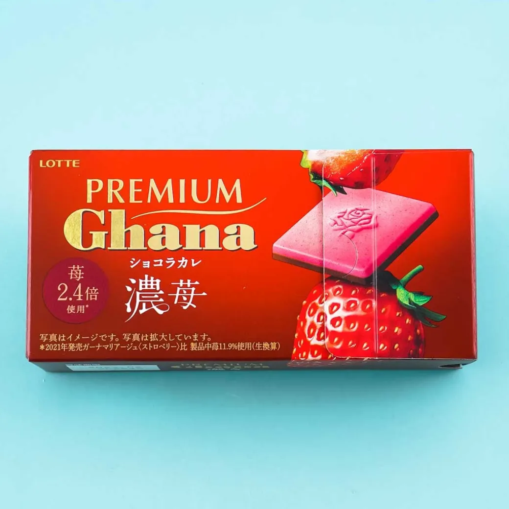 Lotte Premium Ghana Chocolate - Strawberry