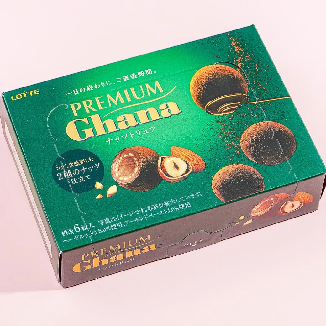 Lotte Premium Ghana Chocolate Truffles - Nuts