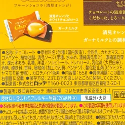 Lotte Premium Ghana Fruit Chocolate - Kiyomi Orange