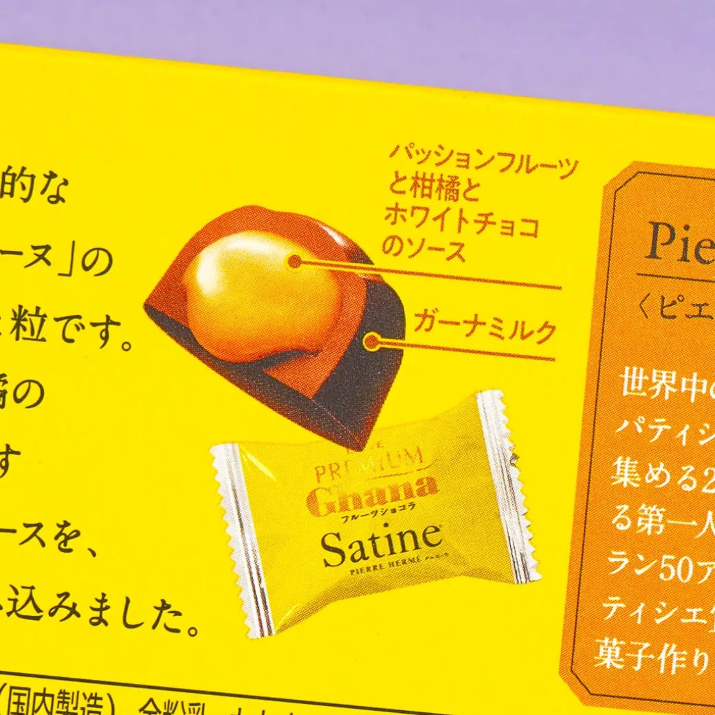 Lotte Premium Ghana Satine Fruit Chocolate