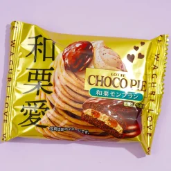 Lotte Single Choco Pie - Montblanc Japanese Chestnut