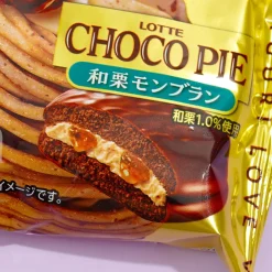 Lotte Single Choco Pie - Montblanc Japanese Chestnut