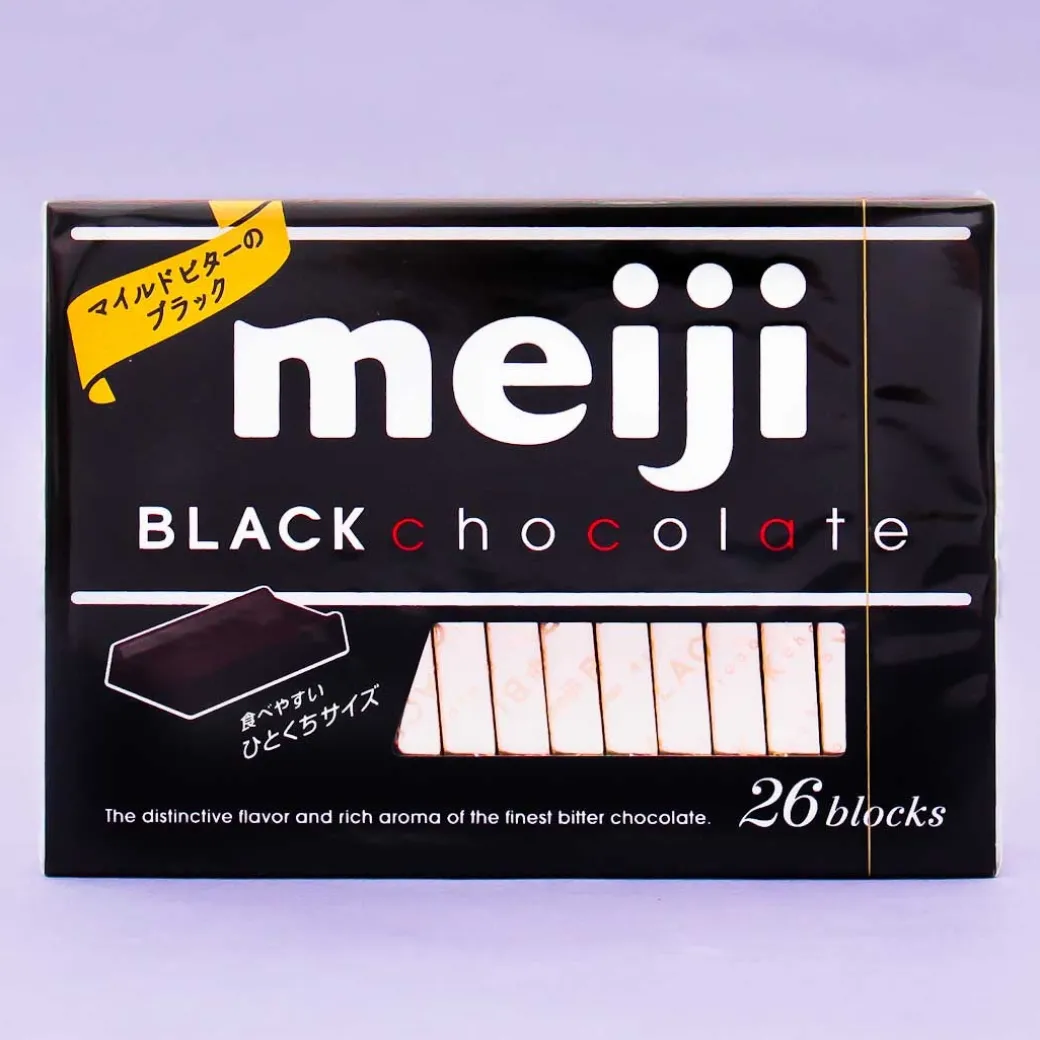 Meiji Black Chocolate Blocks