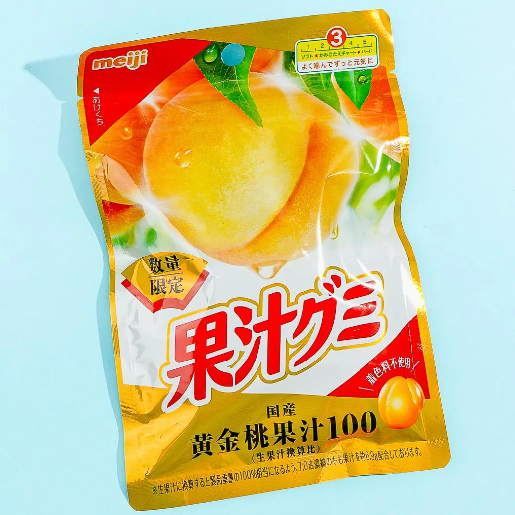 Meiji Kajyu Fruit Gummies - Golden Peach