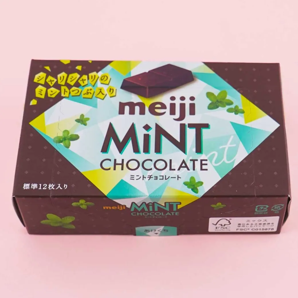 Meiji Mint Chocolate Box