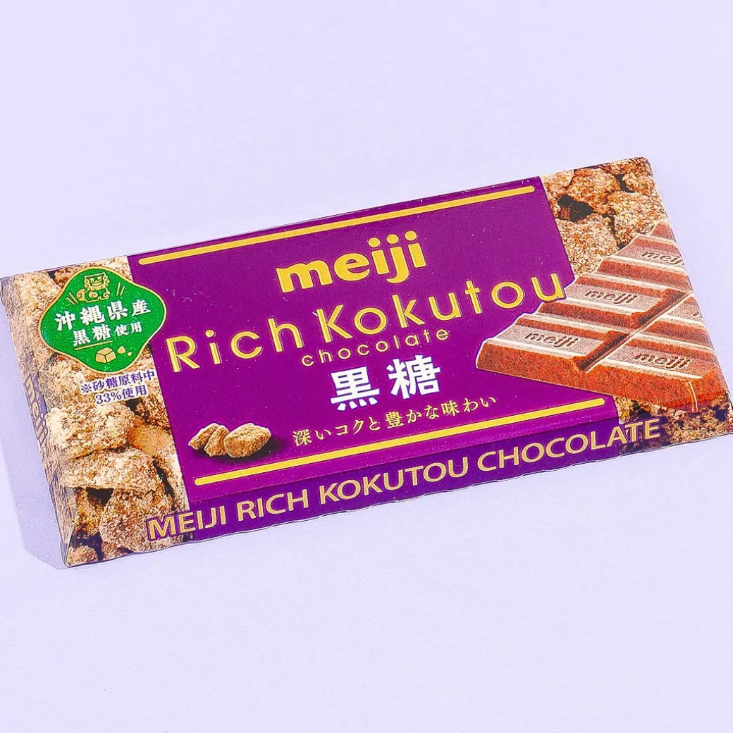 Meiji Rich Kokutou White Chocolate - Brown Sugar
