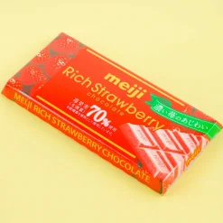 Meiji Rich Strawberry Chocolate Bar