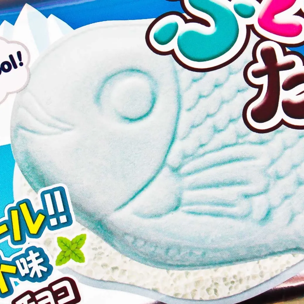 Meito Puku Puku Tai Fish Shaped Wafer - Cool Mint