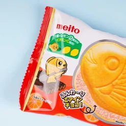 Meito Puku Puku Tai Fish Shaped Wafer - Lemon Tea
