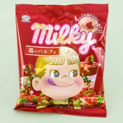 Milky Peko-Chan Candy - Strawberry Parfait