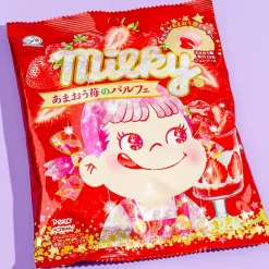 Milky Peko-Chan Strawberry Parfait Candy