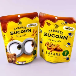 Minions Sucorn Corn Snacks - Banana Caramel