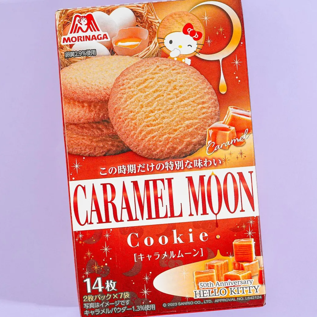 Morinaga x Hello Kitty Caramel Moon Cookie