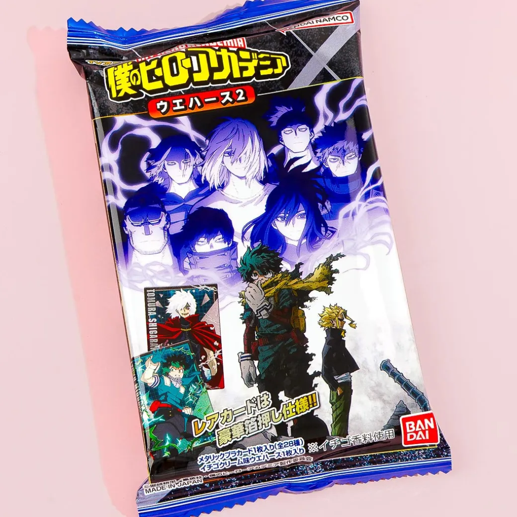 My Hero Academia Strawberry Cream Wafer With Card