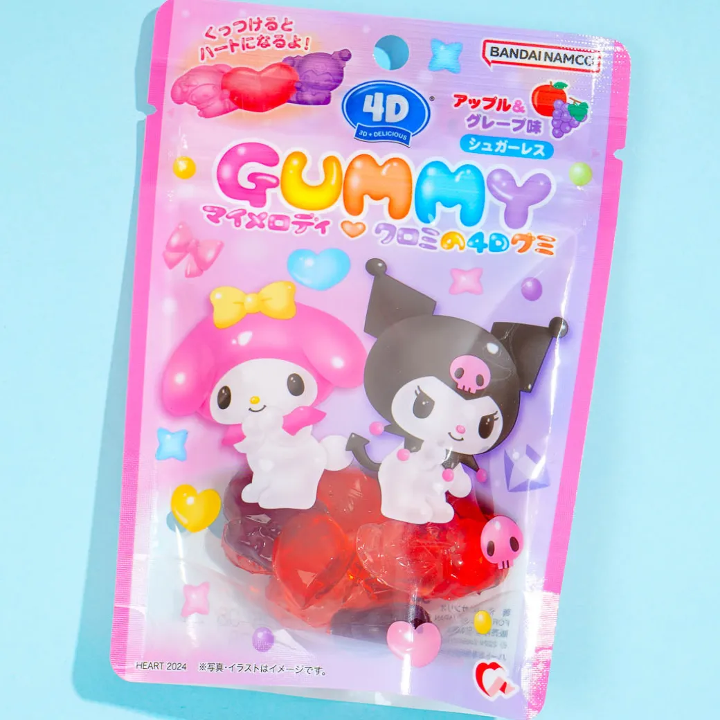 My Melody & Kuromi 4D Gummy Candy - Apple & Grape