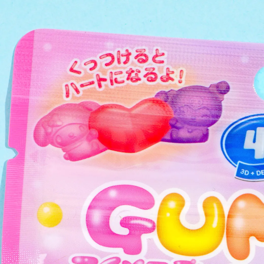 My Melody & Kuromi 4D Gummy Candy - Apple & Grape