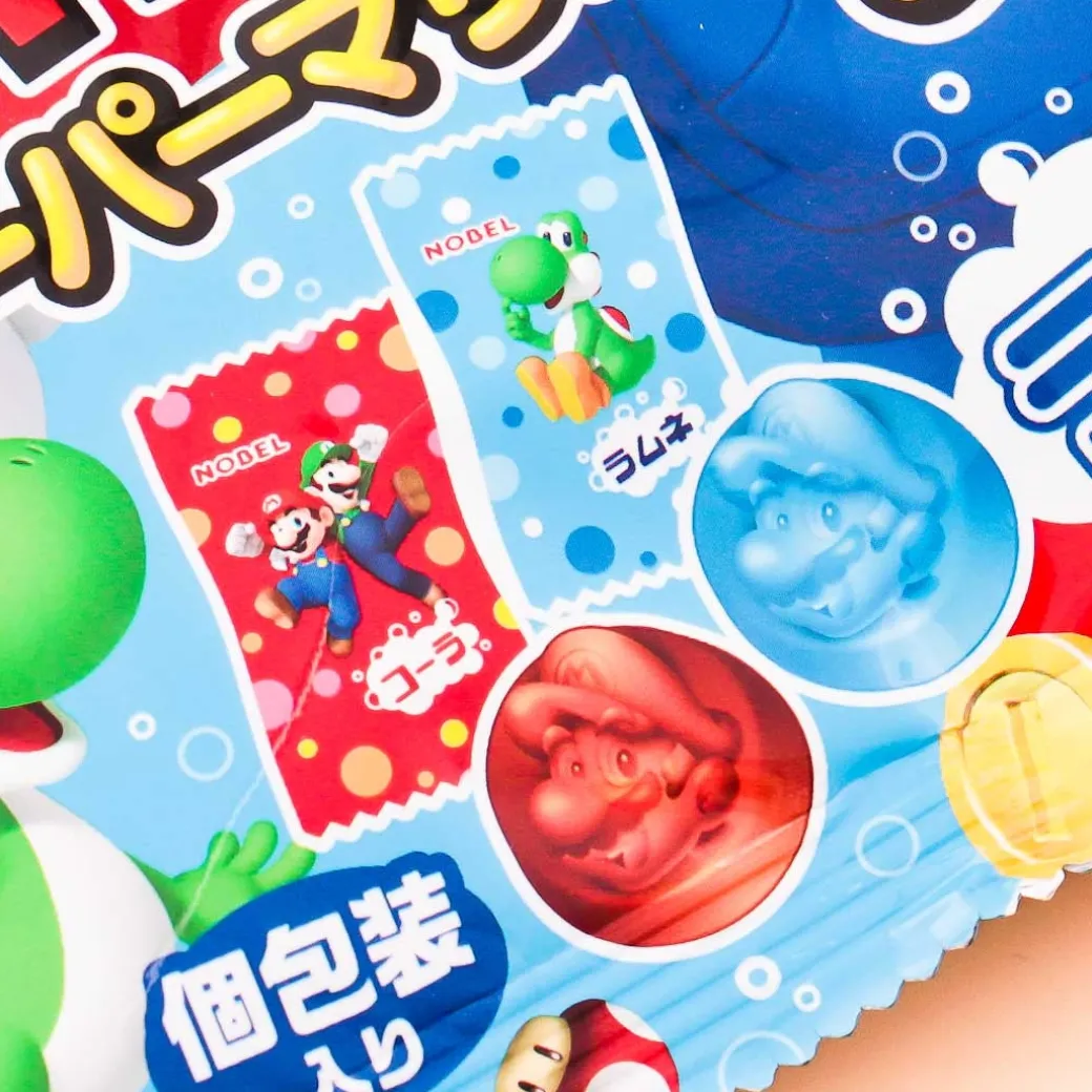 Nobel Super Mario Gummies - Cola & Ramune Soda