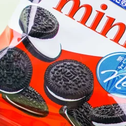 Noir Black Cocoa Mini Cookie Sandwiches - Sweet Vanilla