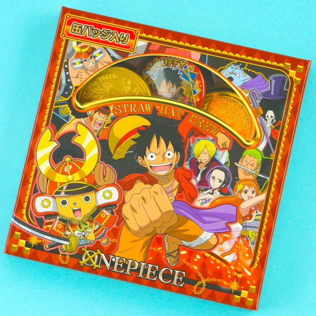 One Piece Chocolate Coins & Badge