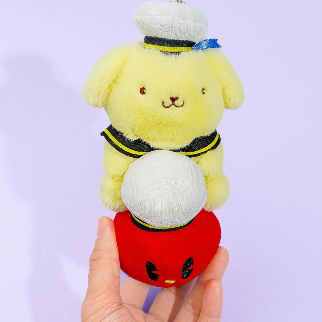 Ottotto x Sanrio Characters Plushie Charm & Crackers - Pompompurin