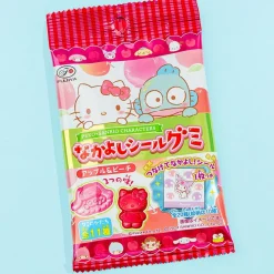 Peko-Chan x Sanrio Characters Nakayoshi Seal Gummy - Apple & Peach