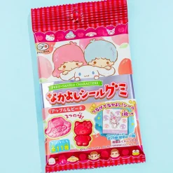 Peko-Chan x Sanrio Characters Nakayoshi Seal Gummy - Apple & Peach