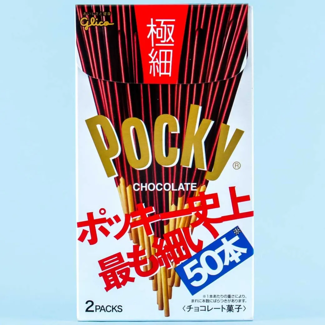 Pocky Biscuit Sticks - Gokuboso Thin Chocolate