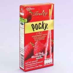 Pocky Biscuit Sticks - Strawberry Flakes & Cream