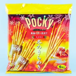 Pocky Biscuit Sticks Winter Bag - Golden Butter Caramel