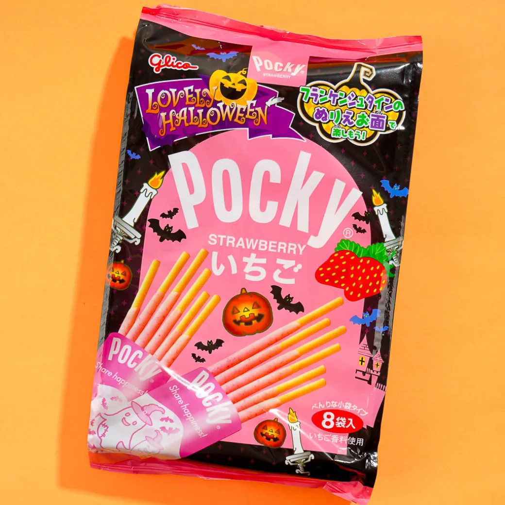 Pocky Halloween Biscuit Sticks - Strawberry