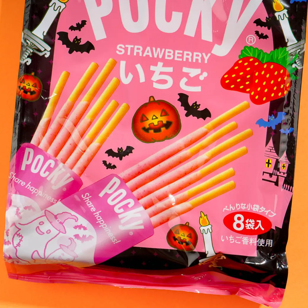 Pocky Halloween Biscuit Sticks - Strawberry