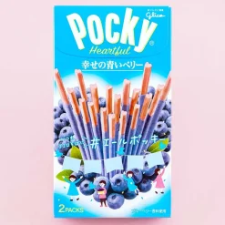 Pocky Heartful Biscuit Sticks - Blueberry