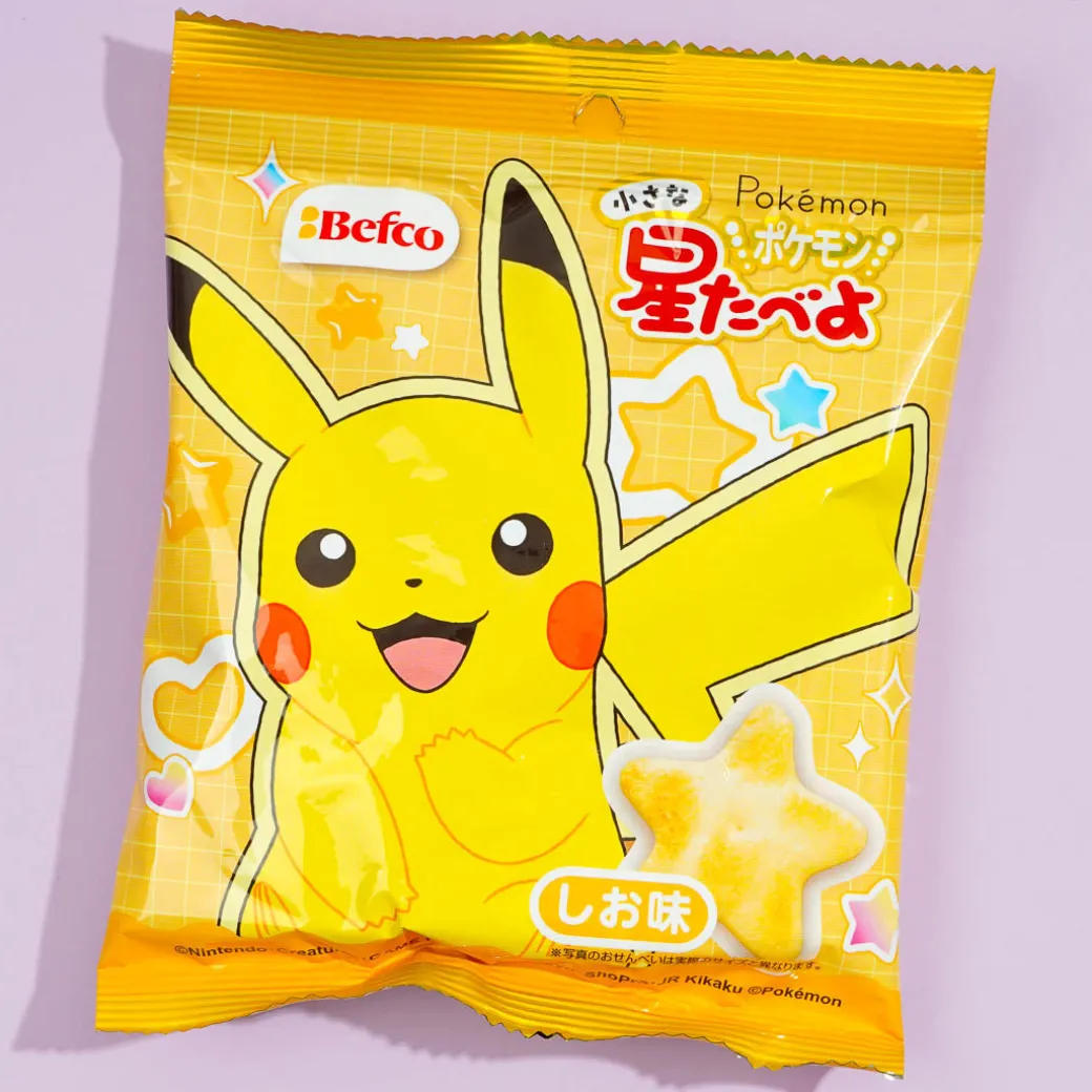 Pokemon Hoshi Tabeyo Rice Crackers - Salt