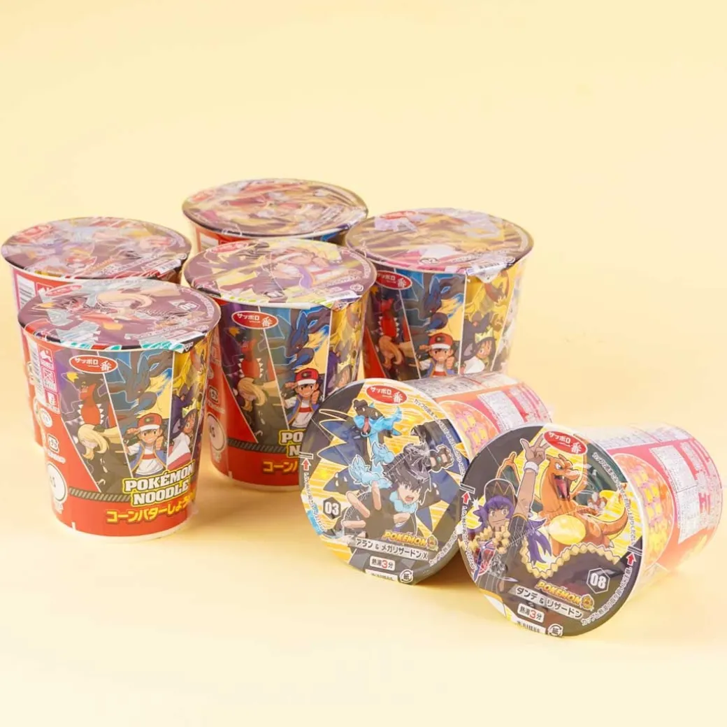 Pokemon Sapporo Ichiban Noodle Cup - Corn Butter Soy Sauce